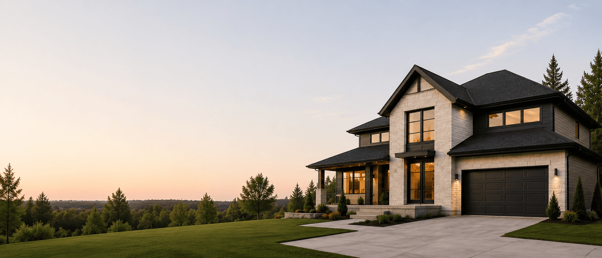 Illustrative Riverstone Builders custom home website